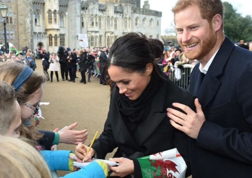 Prince Harry Meghan Markle autograph