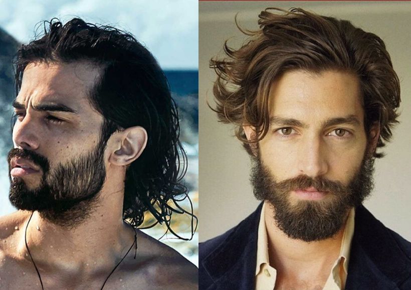 Long Hairstyles For Men With Beards