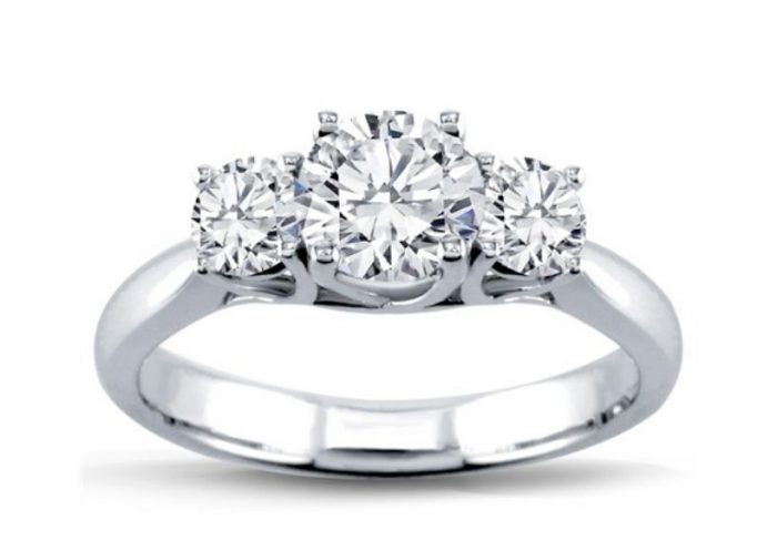 Stone Engagement Ring