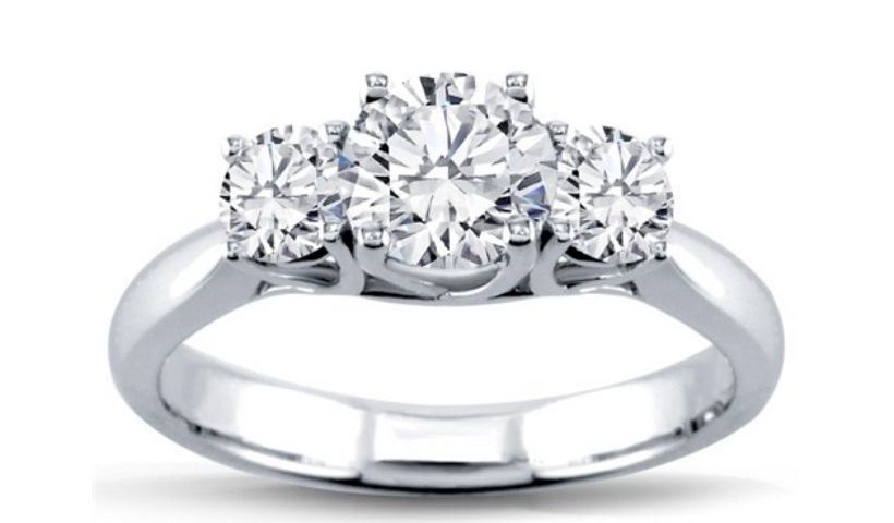Stone Engagement Ring