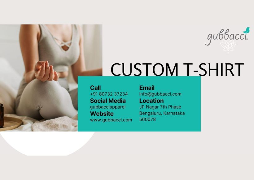 Custom Yoga T-shirts from Gubbacci